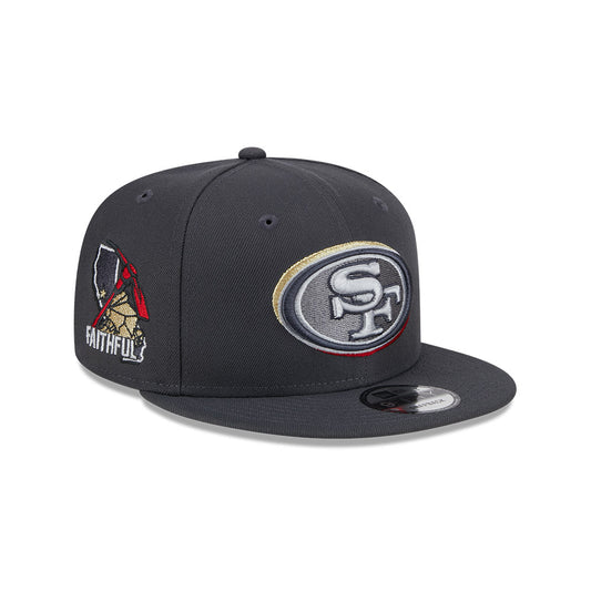 San Francisco 49ers New Era 2024 NFL Draft 9FIFTY Snapback Hat - Graphite
