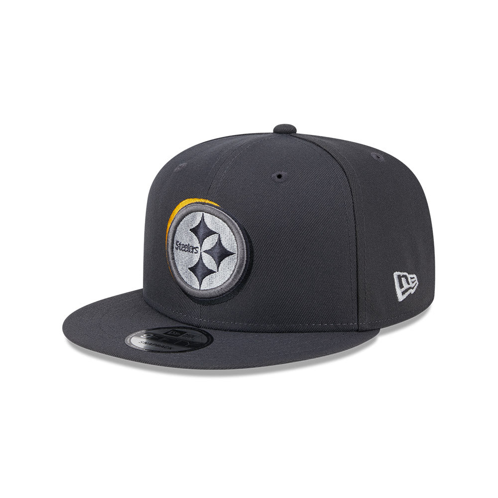 Pittsburgh Steelers New Era 2024 NFL Draft 9FIFTY Snapback Hat - Graphite