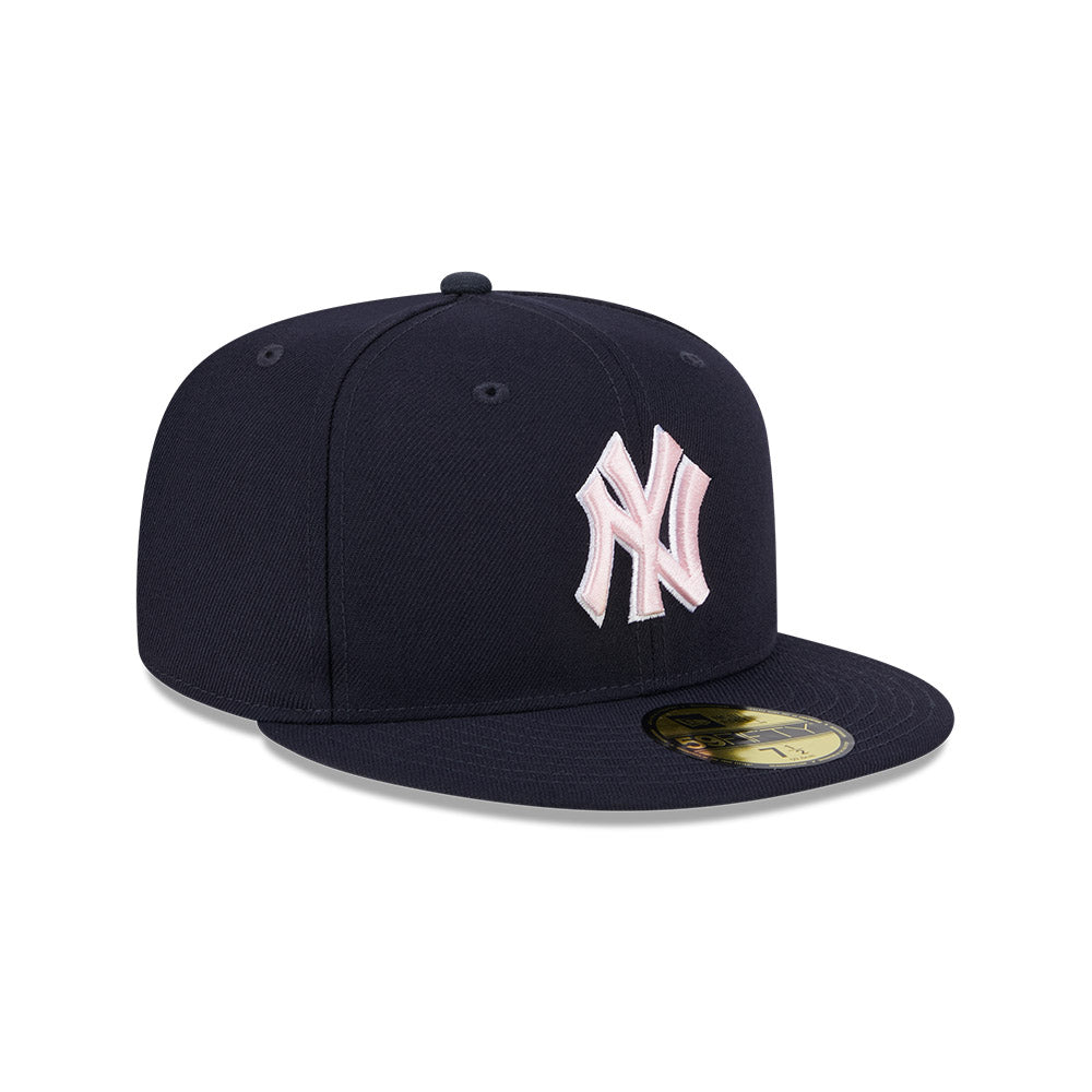 New York Yankees New Era 2024 Mother's Day On-Field 59FIFTY Fitted Hat - Navy/Pink