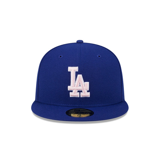 Los Angeles Dodgers New Era 2024 Mother's Day On-Field 59FIFTY Fitted Hat - Royal/Pink