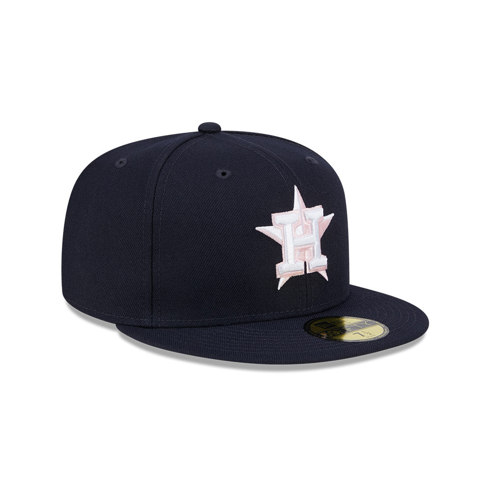 Houston Astros New Era 2024 Mother's Day On-Field 59FIFTY Fitted Hat - Navy/Pink