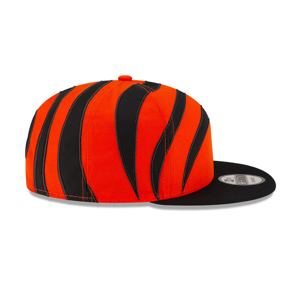 Cincinnati Bengals New Era HELMET 9Fifty Snapback Hat - Orange/Black