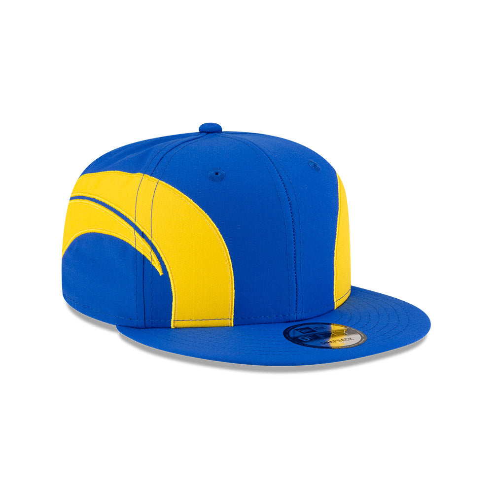 Los Angeles Rams New Era HELMET 9Fifty Snapback Hat - Royal/Yellow