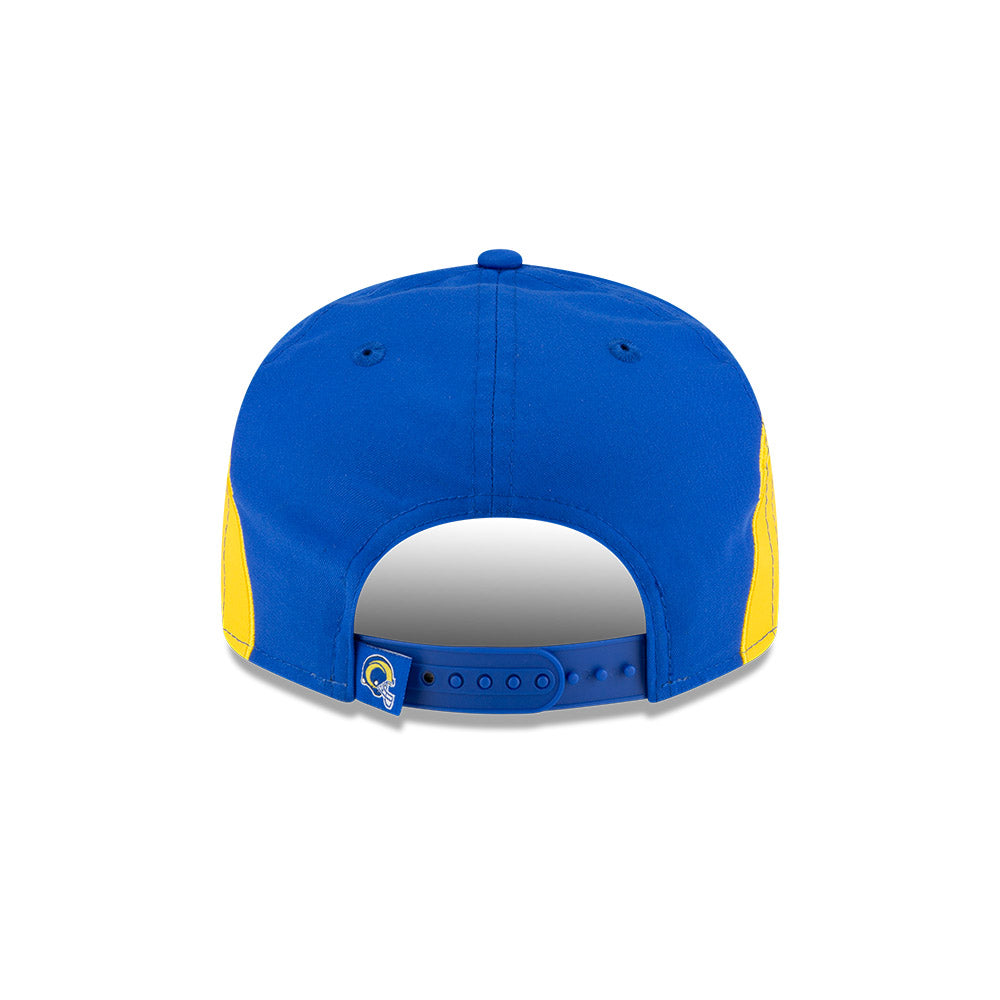 Los Angeles Rams New Era HELMET 9Fifty Snapback Hat - Royal/Yellow