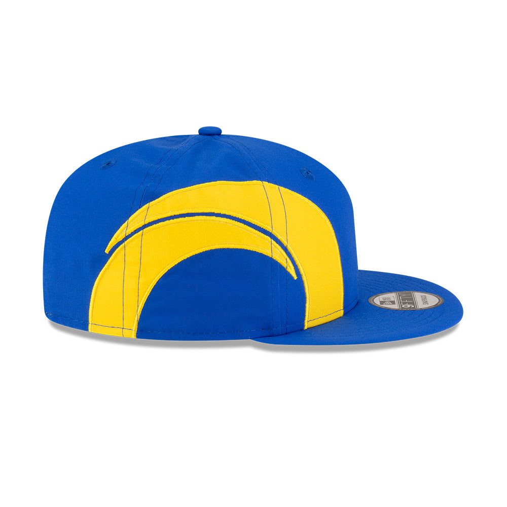 Los Angeles Rams New Era HELMET 9Fifty Snapback Hat - Royal/Yellow