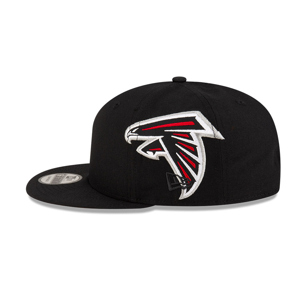 Atlanta Falcons New Era HELMET 9Fifty Snapback Hat - Black/Red