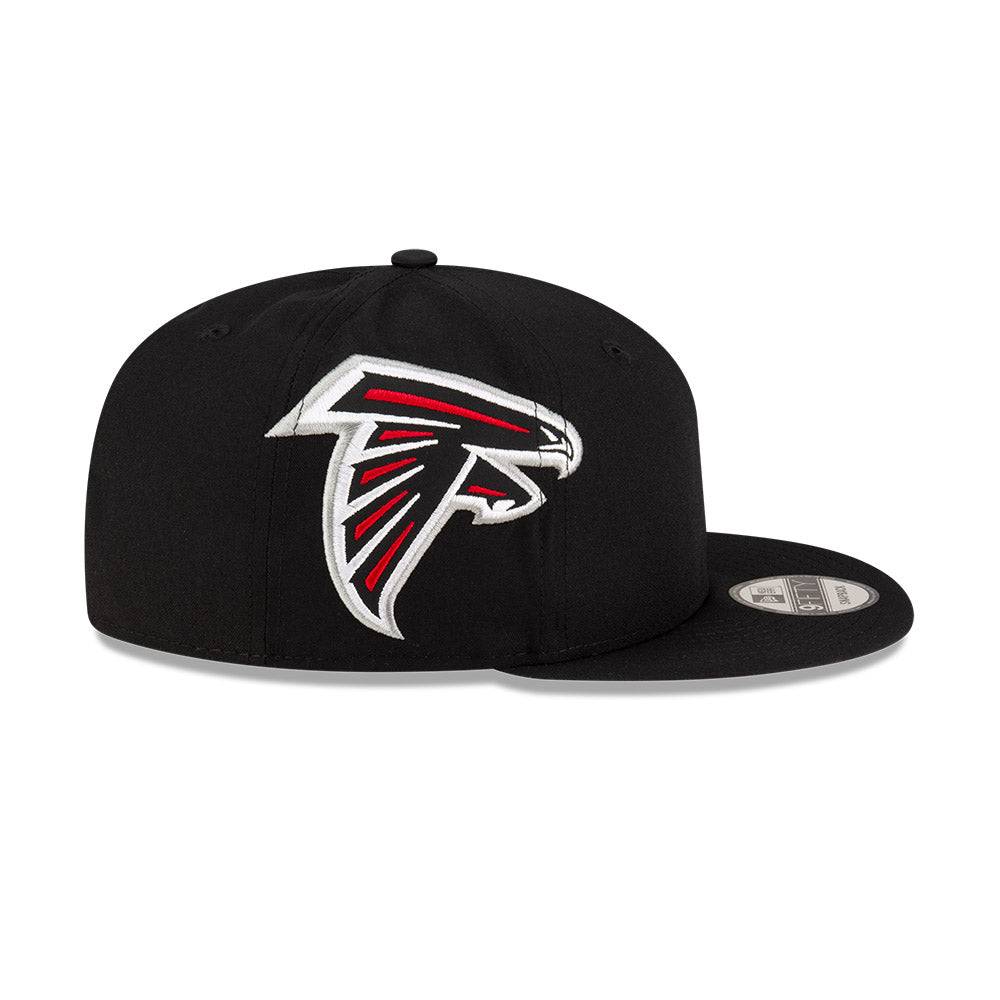 Atlanta Falcons New Era HELMET 9Fifty Snapback Hat - Black/Red
