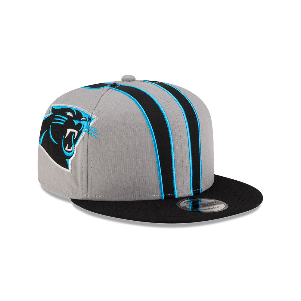 Carolina Panthers New Era HELMET 9Fifty Snapback Hat - Gray/Black
