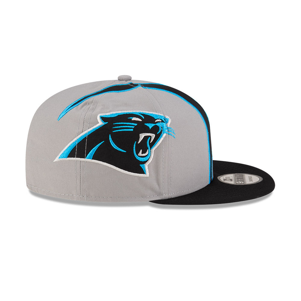 Carolina Panthers New Era HELMET 9Fifty Snapback Hat - Gray/Black