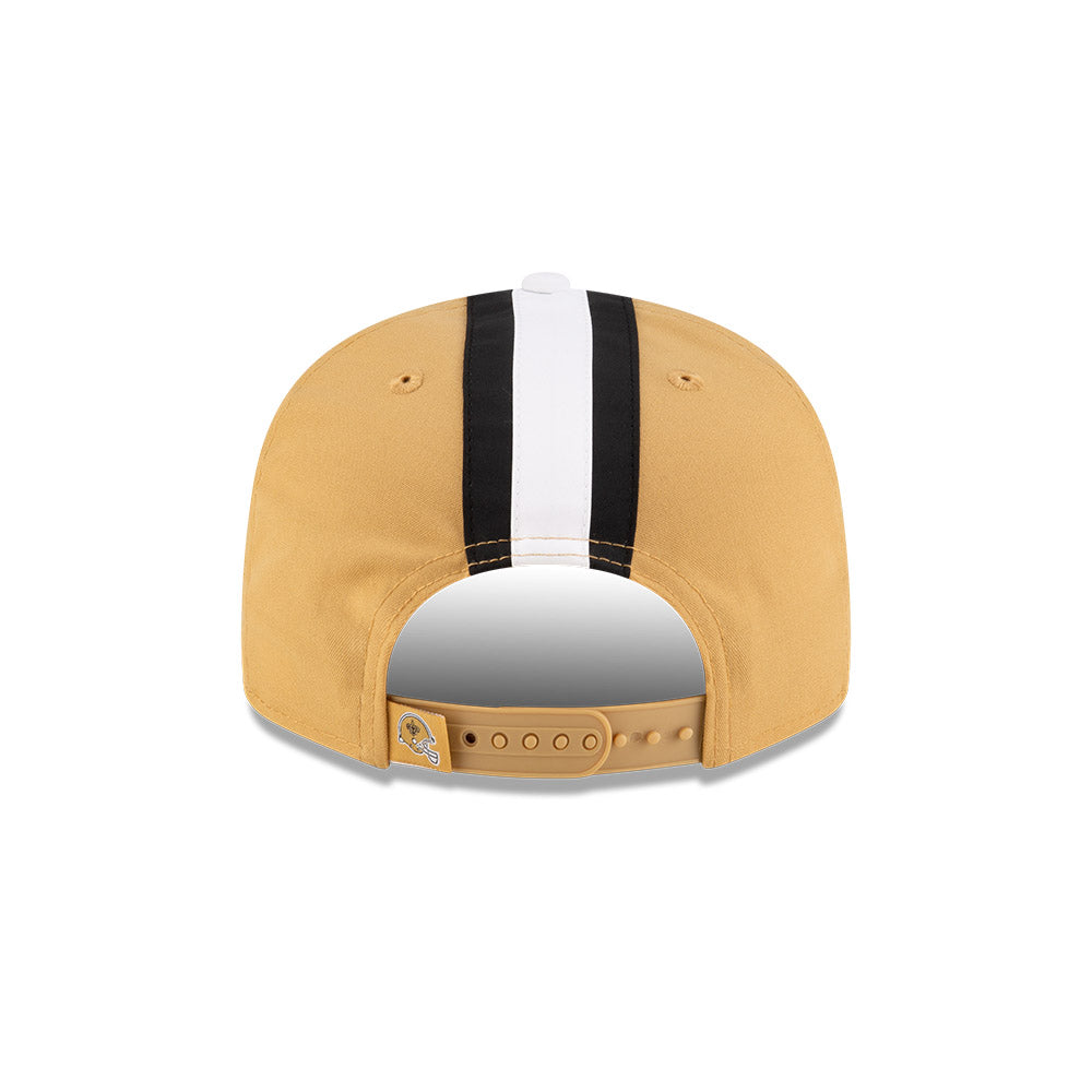 New Orleans Saints New Era HELMET 9Fifty Snapback Hat - Gold/Black