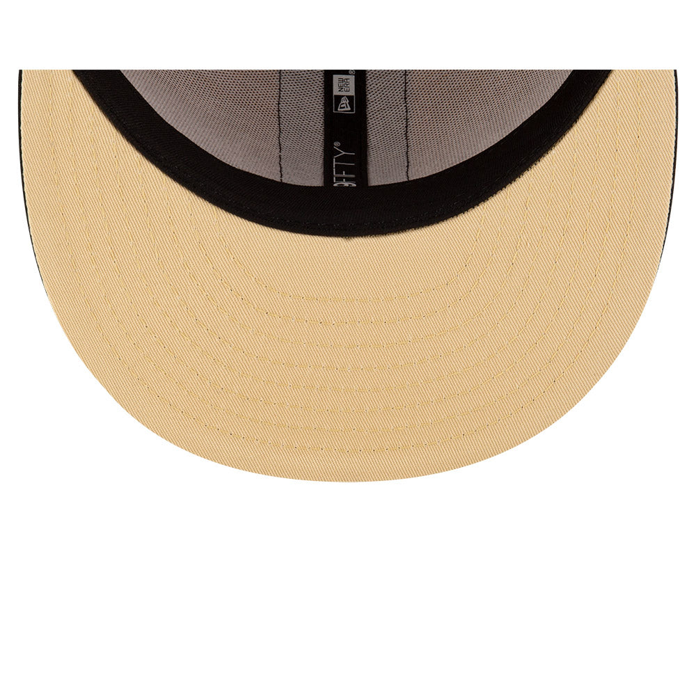 New Orleans Saints New Era HELMET 9Fifty Snapback Hat - Gold/Black