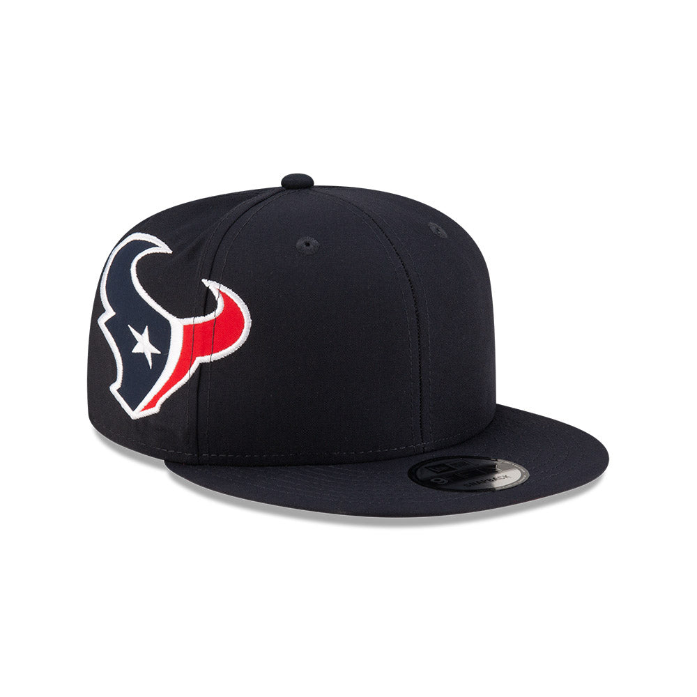 Houston Texans New Era HELMET 9Fifty Snapback Hat - Navy/Red