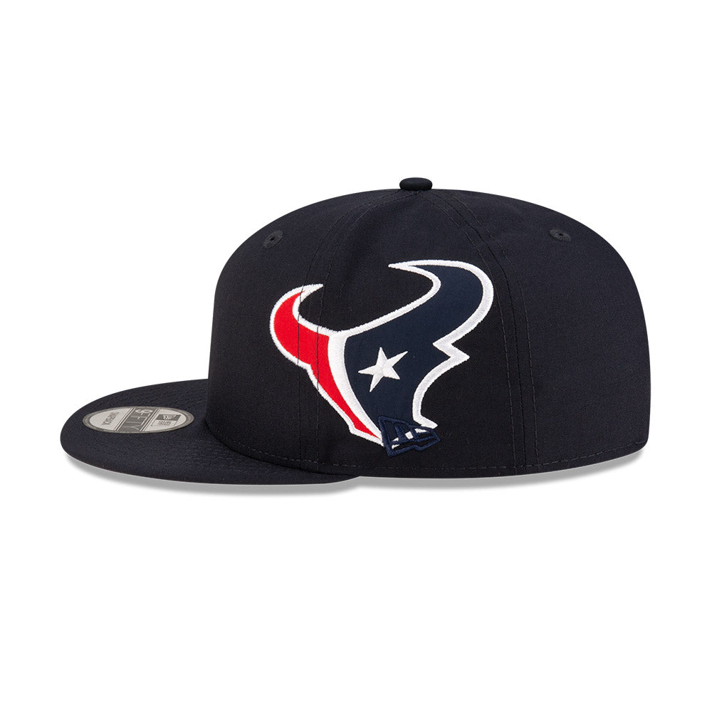 Houston Texans New Era HELMET 9Fifty Snapback Hat - Navy/Red