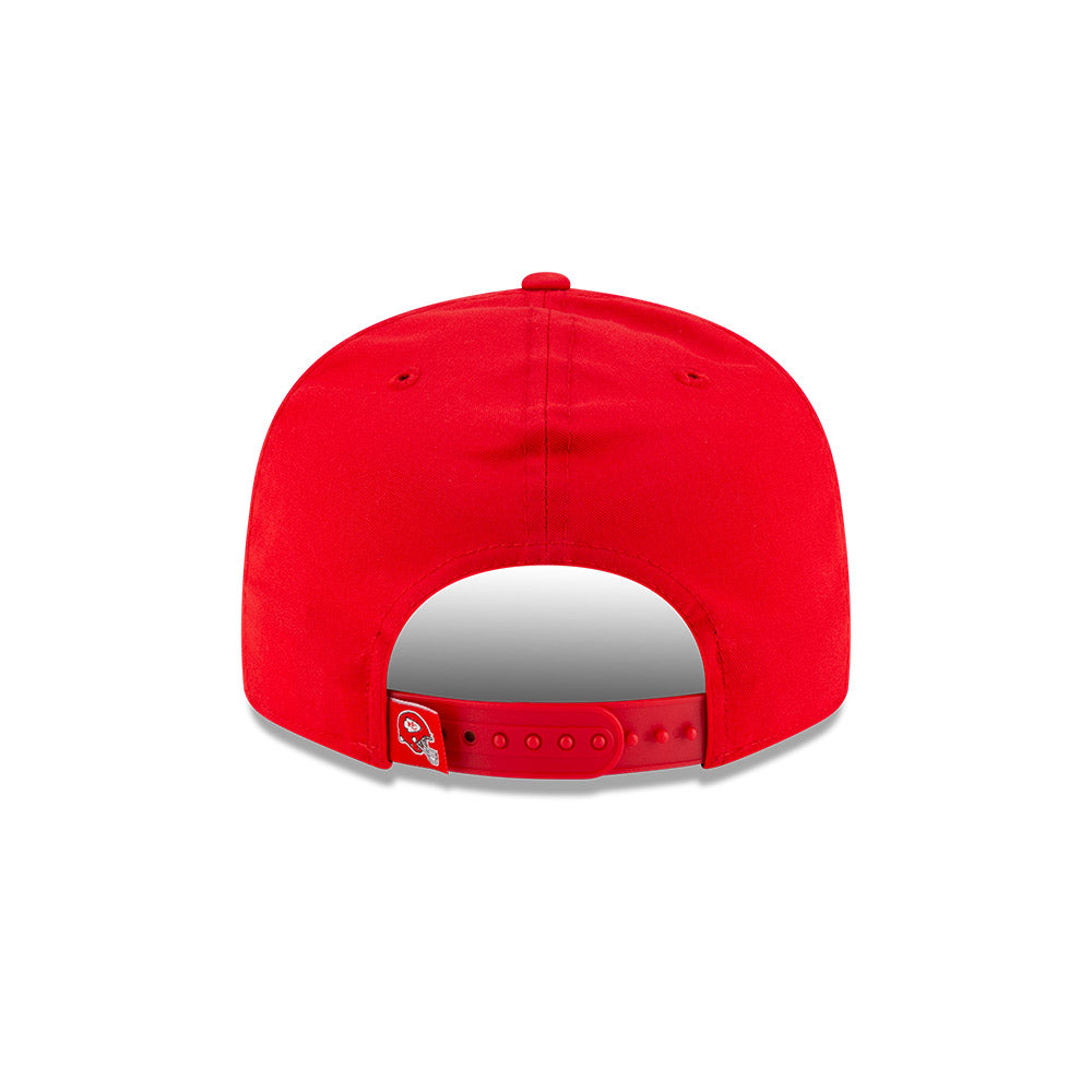 Kansas City Chiefs New Era HELMET 9Fifty Snapback Hat - Red/Yellow
