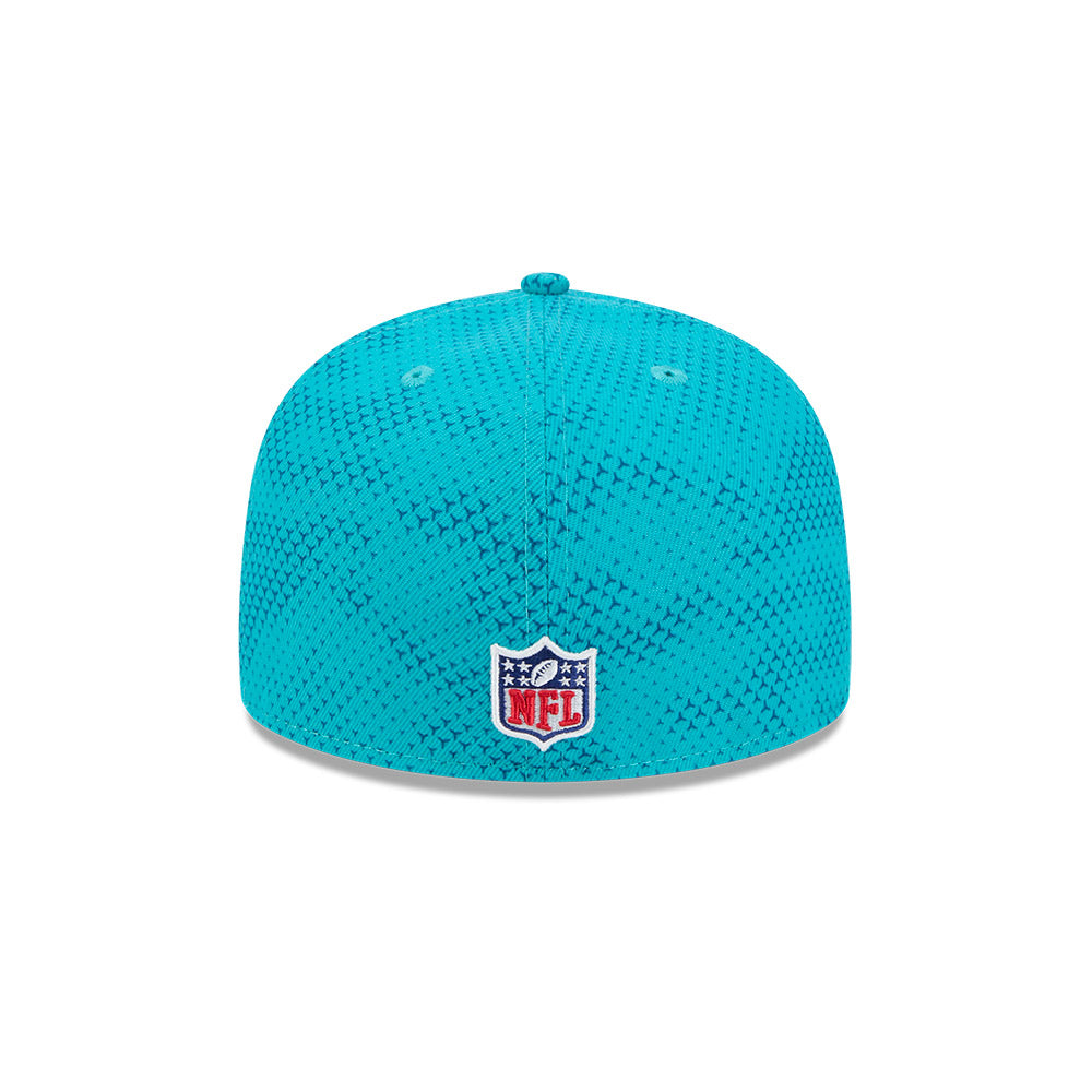 Miami Dolphins New Era 2024 Sideline 59FIFTY Fitted Hat - Aqua