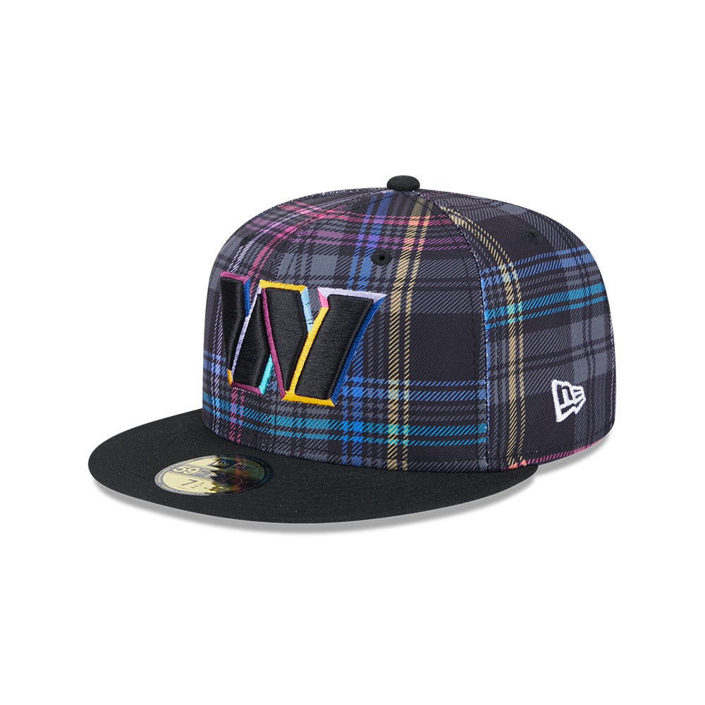 Washington Commanders New Era 2024 NFL Crucial Catch 59FIFTY Fitted Hat - Black/Pink