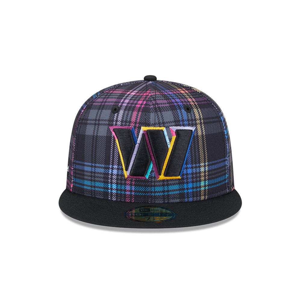 Washington Commanders New Era 2024 NFL Crucial Catch 59FIFTY Fitted Hat - Black/Pink