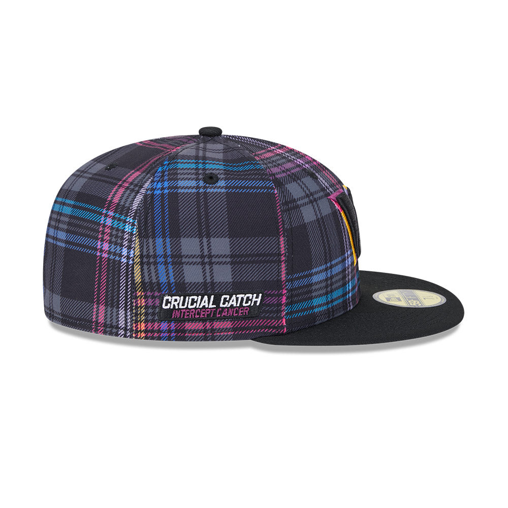 Washington Commanders New Era 2024 NFL Crucial Catch 59FIFTY Fitted Hat - Black/Pink
