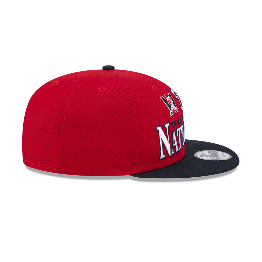 Washington Nationals New Era ARCHIVE 9Fifty Snapback Hat - Red/Navy