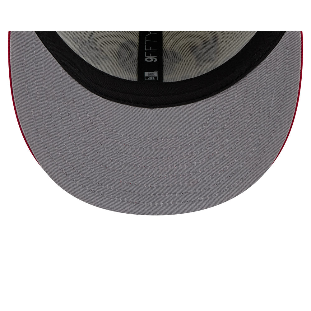 Washington Nationals New Era ARCHIVE 9Fifty Snapback Hat - Chrome/Red