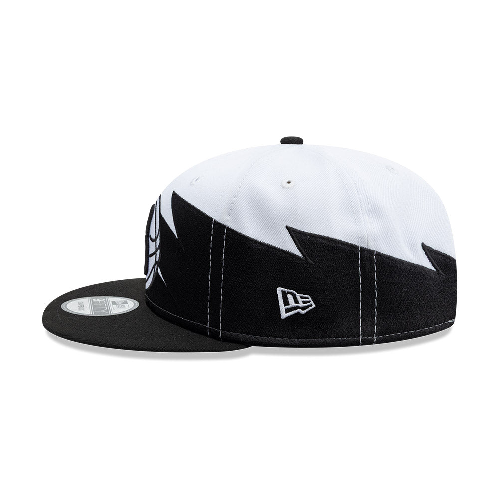 Brooklyn Nets New Era JAGGED 9Fifty Snapback Hat = Black