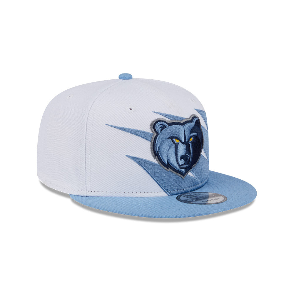 Memphis Grizzlies New Era JAGGED 9Fifty Snapback Hat = Memphis Blue/Navy