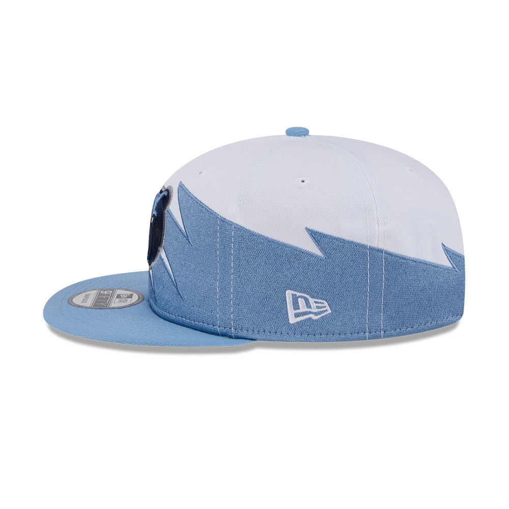 Memphis Grizzlies New Era JAGGED 9Fifty Snapback Hat = Memphis Blue/Navy