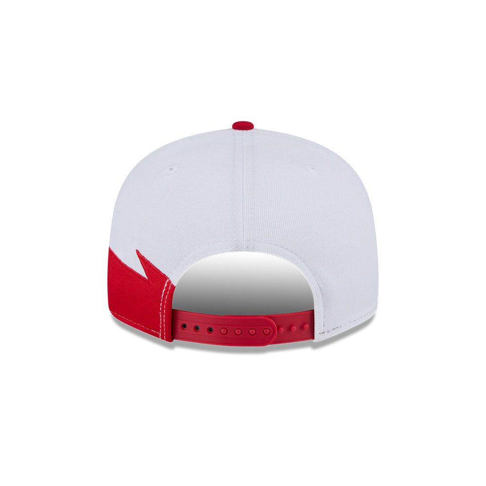 Chicago Blackhawks New Era JAGGED 9Fifty Snapback Hat = Red