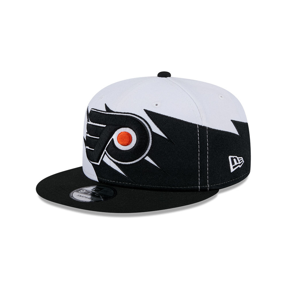 Philadelphia Flyers New Era JAGGED 9Fifty Snapback Hat = Black/Orange
