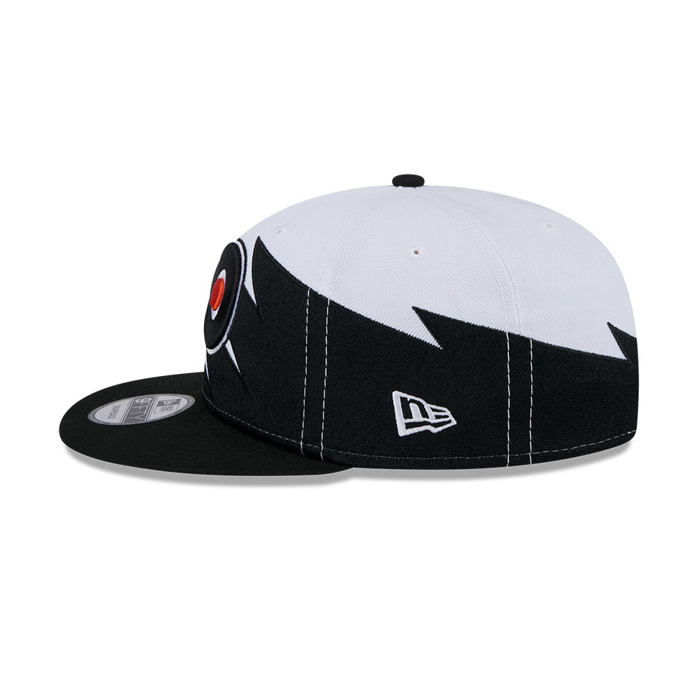 Philadelphia Flyers New Era JAGGED 9Fifty Snapback Hat = Black/Orange