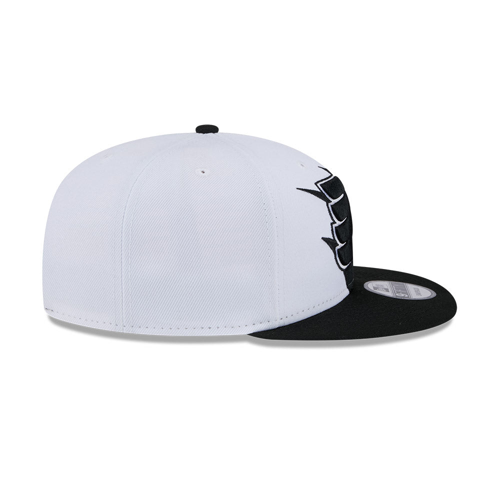 Philadelphia Flyers New Era JAGGED 9Fifty Snapback Hat = Black/Orange
