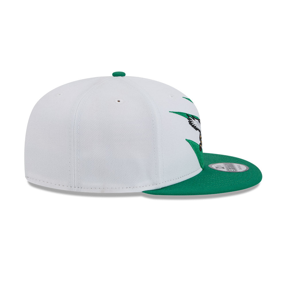 Philadelphia Eagles New Era JAGGED 9Fifty Snapback Hat = Kelly Green