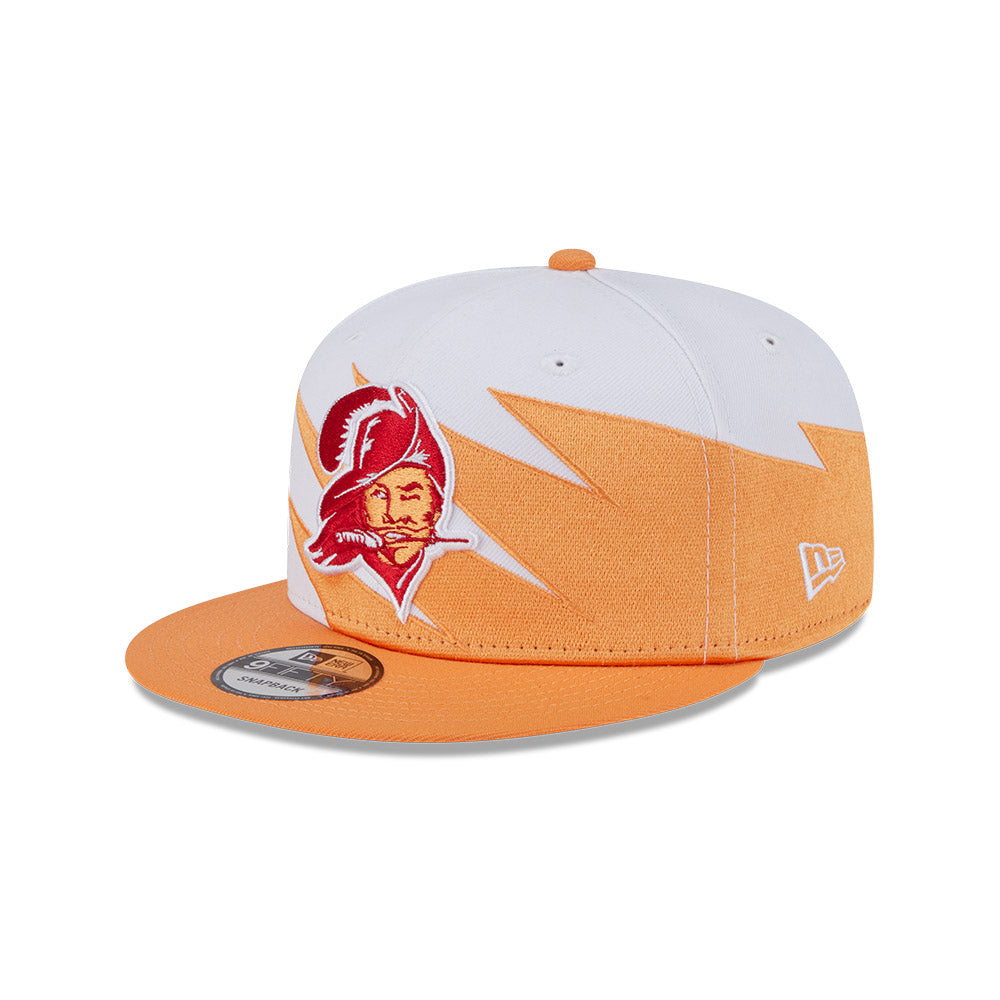 Tampa Bay Buccaneers New Era JAGGED 9Fifty Snapback Hat = Orange/Red