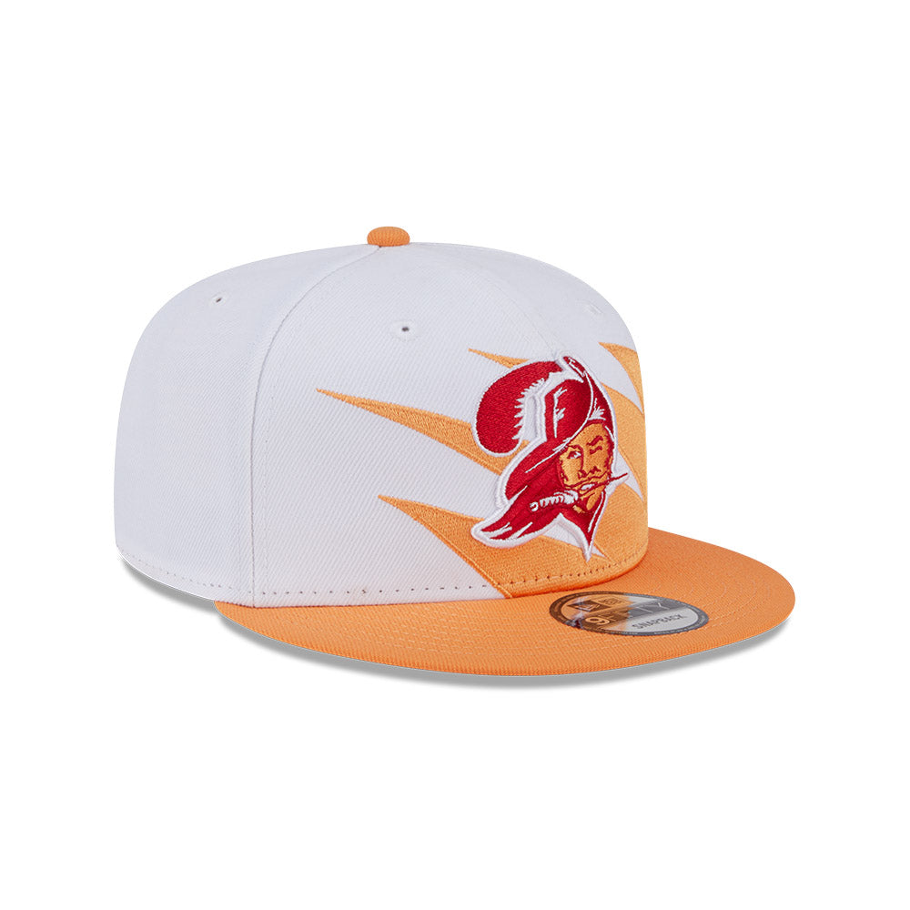 Tampa Bay Buccaneers New Era JAGGED 9Fifty Snapback Hat = Orange/Red