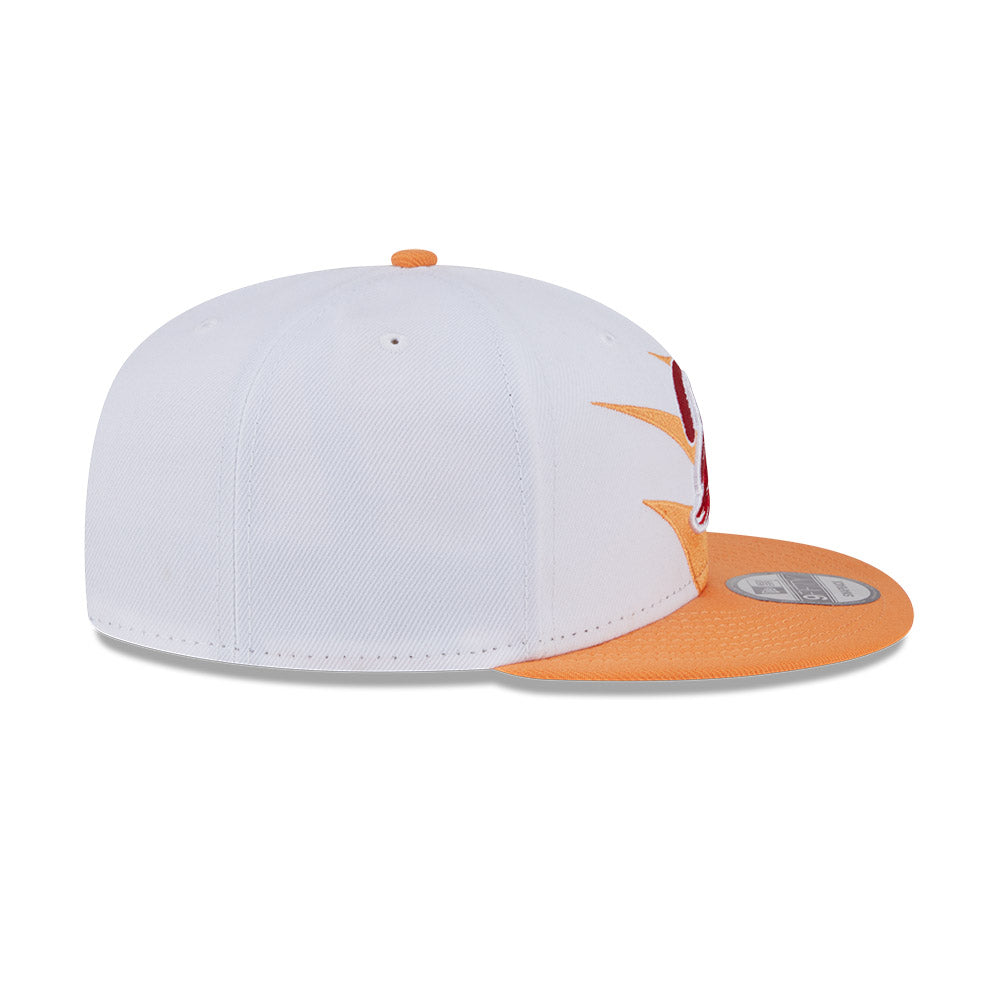 Tampa Bay Buccaneers New Era JAGGED 9Fifty Snapback Hat = Orange/Red