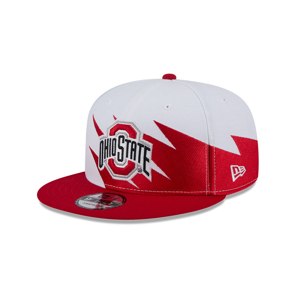 Ohio State Buckeyes New Era JAGGED 9Fifty Snapback Hat - Red/Black