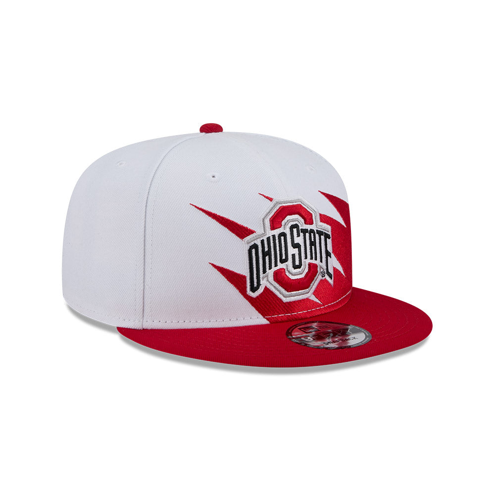 Ohio State Buckeyes New Era JAGGED 9Fifty Snapback Hat - Red/Black
