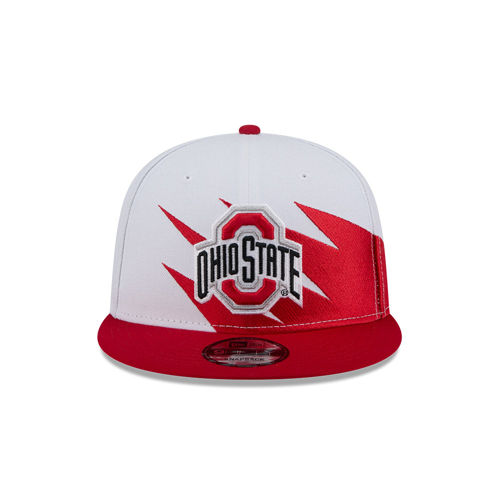 Ohio State Buckeyes New Era JAGGED 9Fifty Snapback Hat - Red/Black