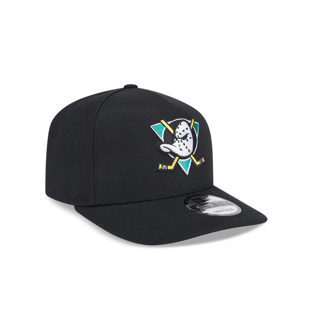 Anaheim Ducks New Era 9Fifty A-FRAME Snapback Hat - Black