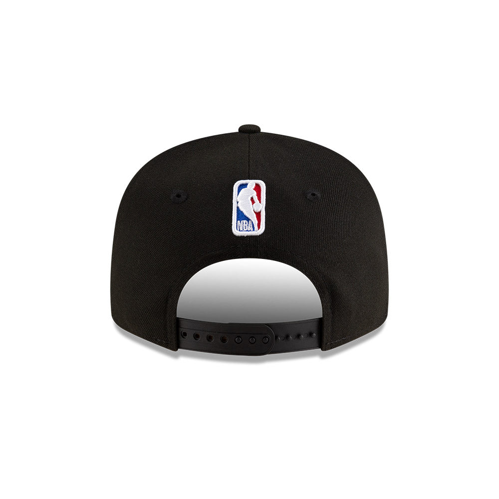 Detroit Pistons New Era Jersey Hook Statement Edition 9FIFTY Snapback Hat - Black