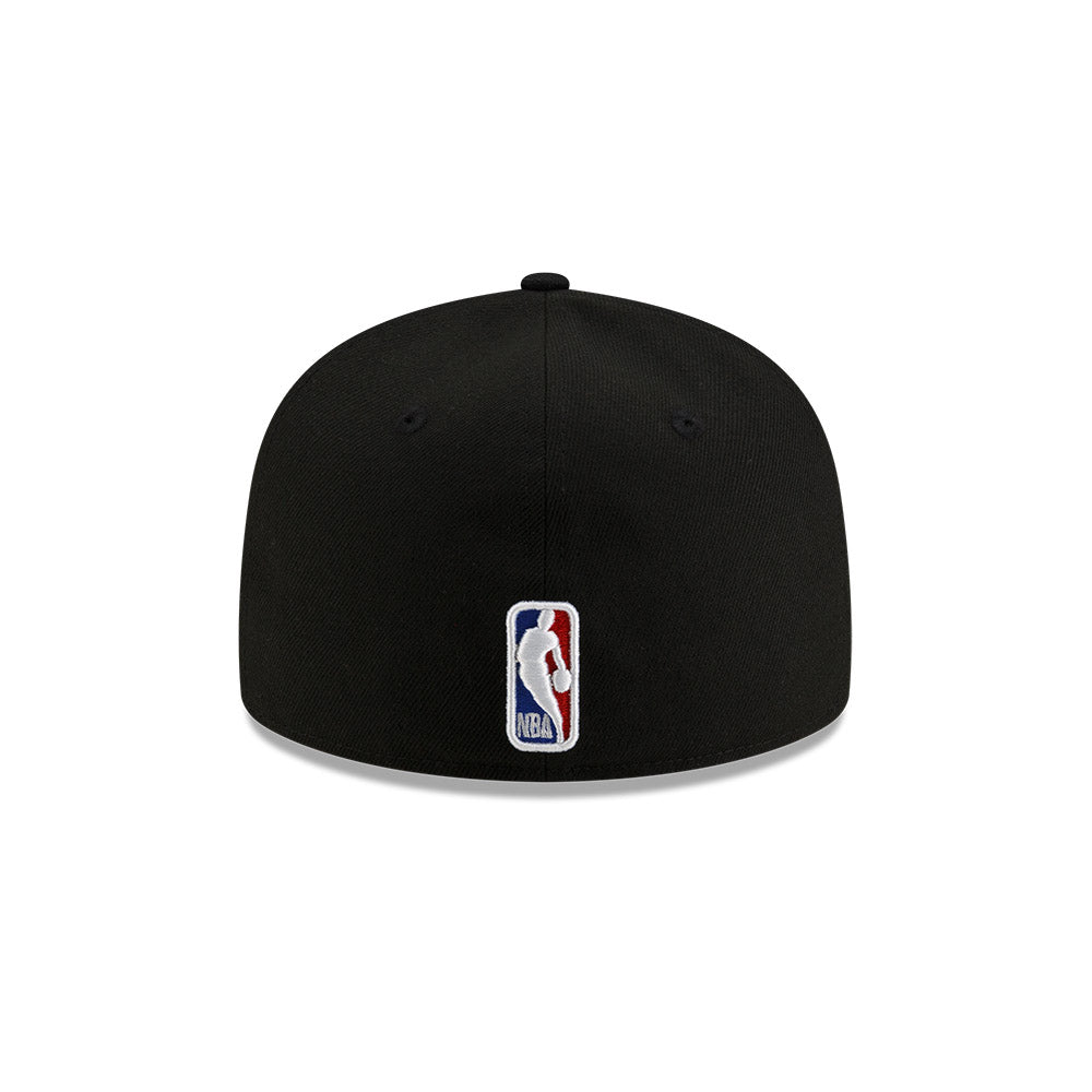 Detroit Pistons New Era Jersey Hook Statement Edition 59Fifty Fitted Hat - Black