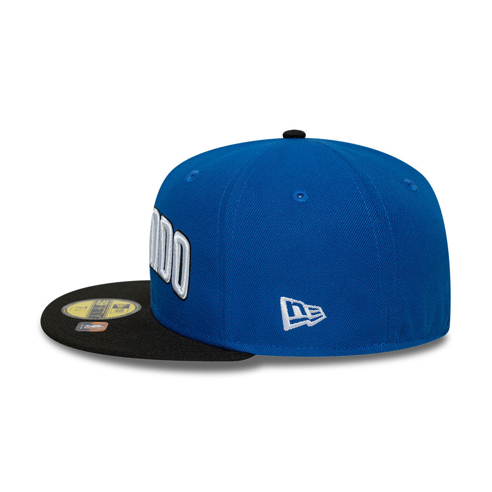 Orlando Magic New Era Jersey Hook Statement Edition 59Fifty Fitted Hat - Royal/Black