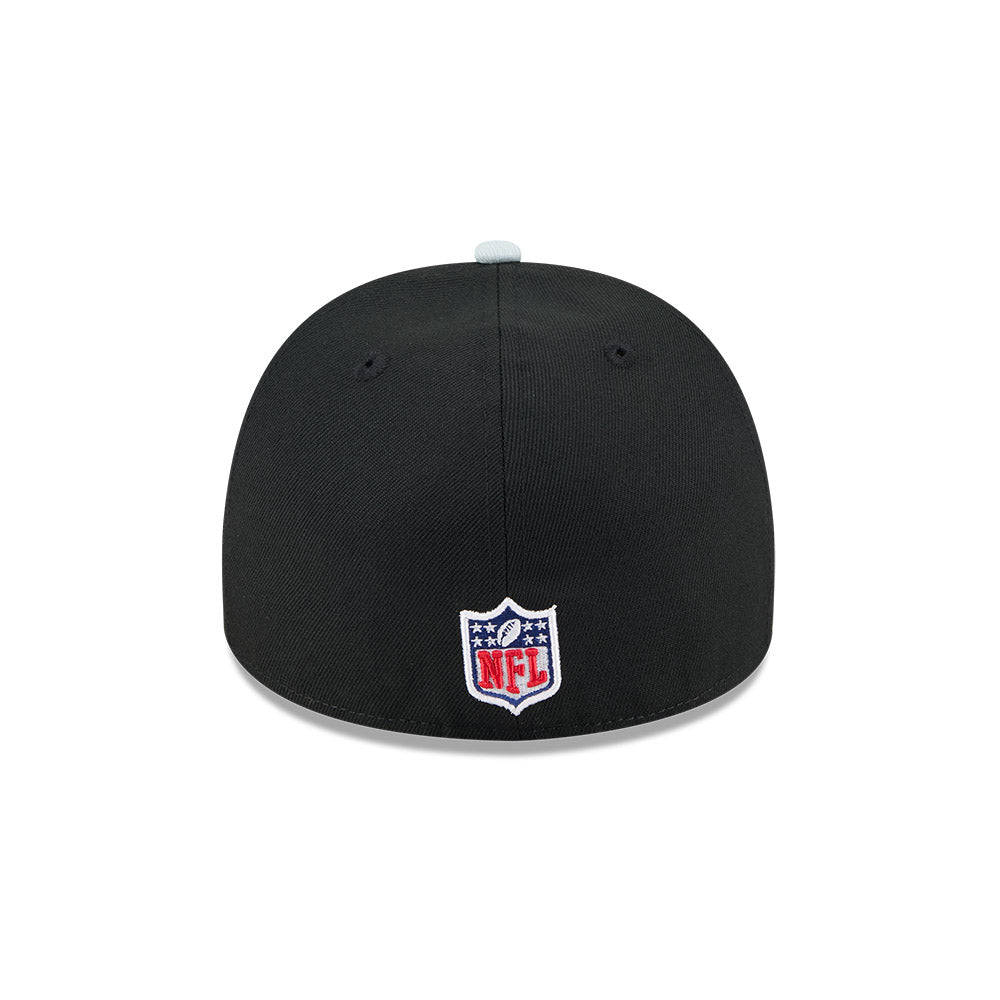 Las Vegas Raiders New Era 2025 NFL Draft On Stage A-Frame 59FIFTY Fitted Hat - Black/Gray