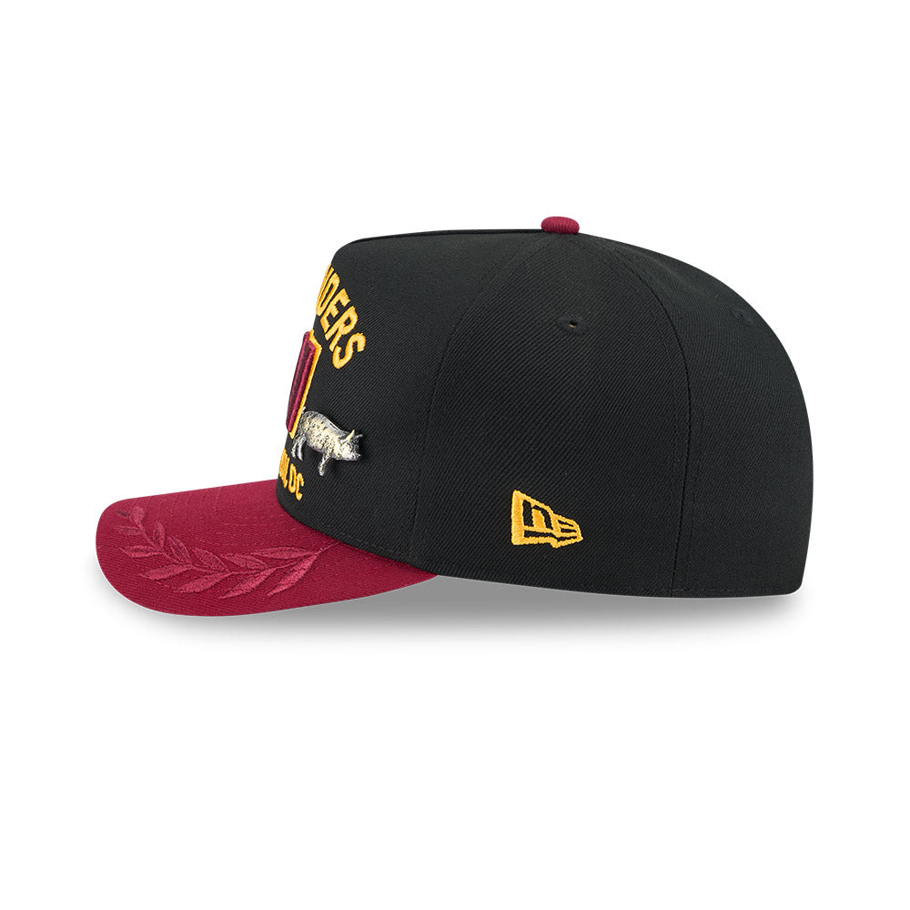 Washington Commanders New Era 2025 NFL Draft On Stage A-Frame 59FIFTY Fitted Hat - Black/Burgundy