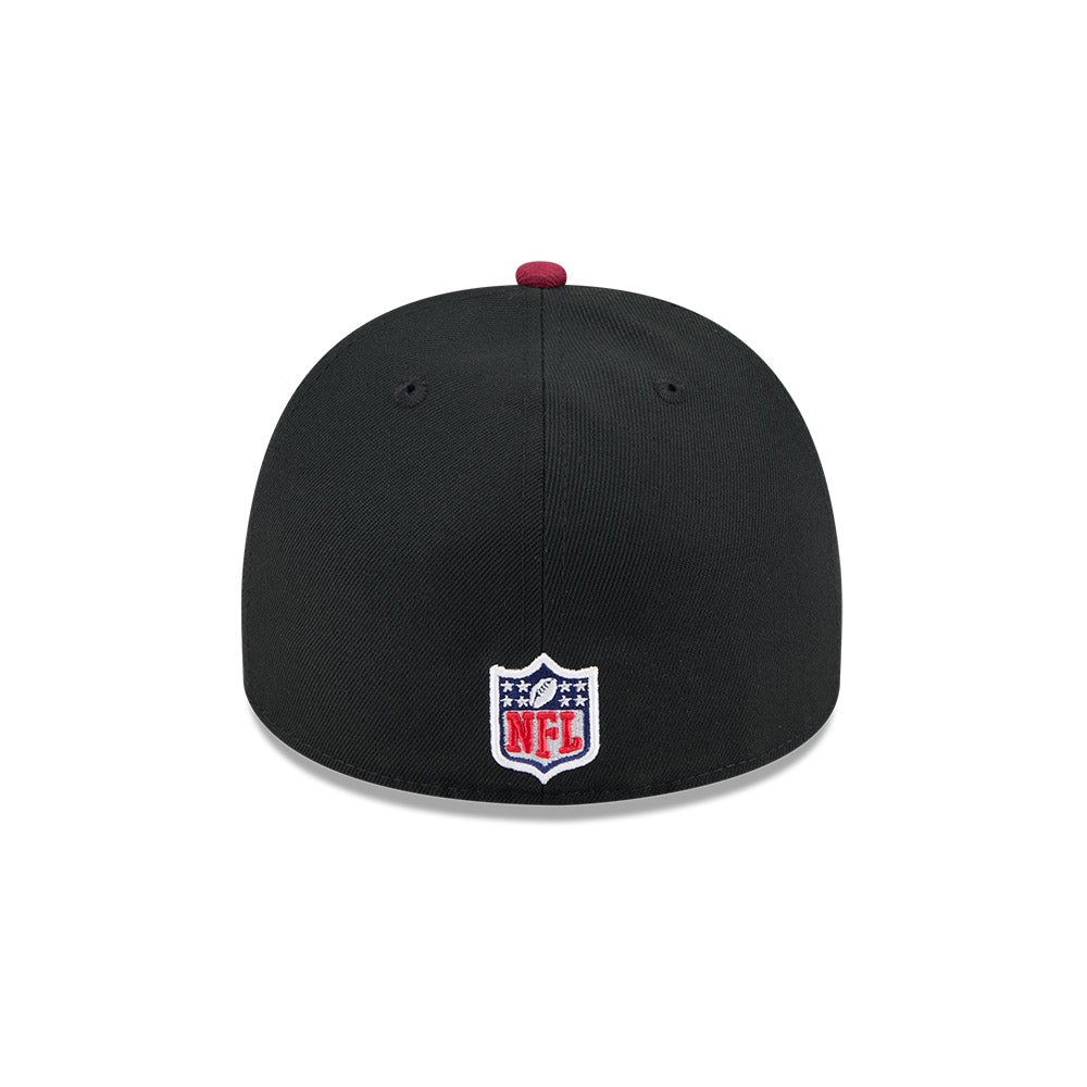 Washington Commanders New Era 2025 NFL Draft On Stage A-Frame 59FIFTY Fitted Hat - Black/Burgundy