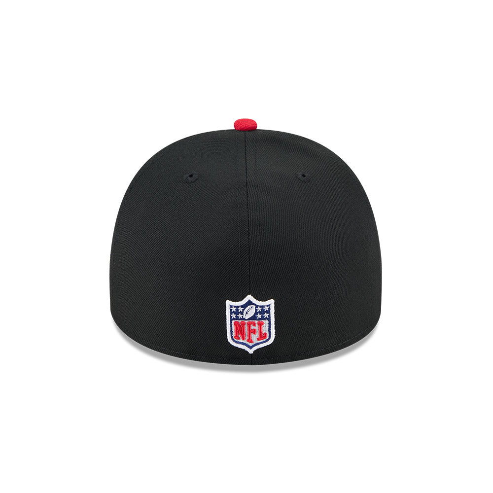 San Francisco 49ers New Era 2025 NFL Draft On Stage A-Frame 59FIFTY Fitted Hat - Black/Red