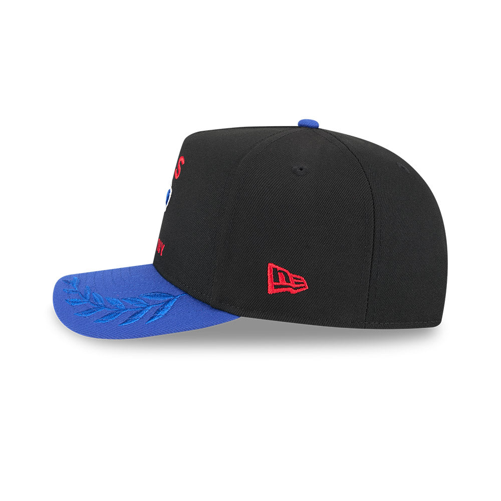 Buffalo Bills New Era 2025 NFL Draft A-Frame 9FIFTY Snapback Hat - Black/Royal