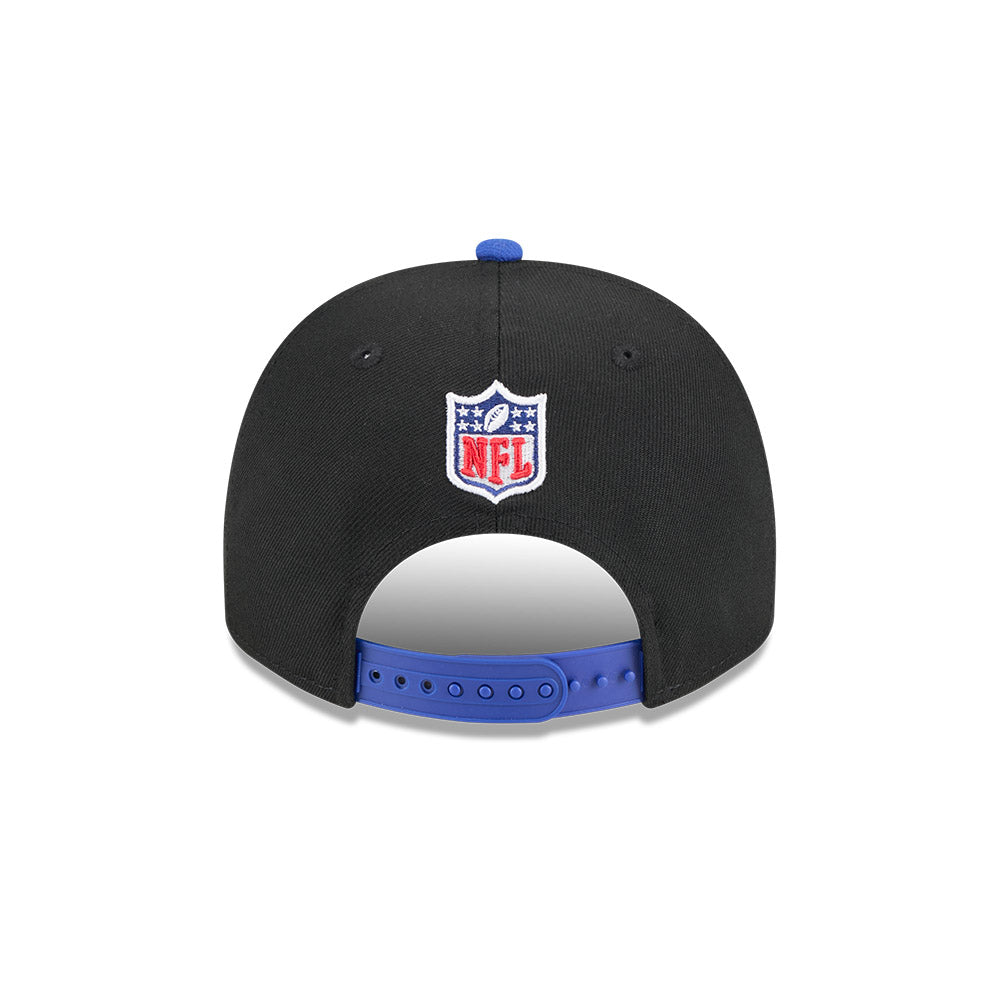 Buffalo Bills New Era 2025 NFL Draft A-Frame 9FIFTY Snapback Hat - Black/Royal