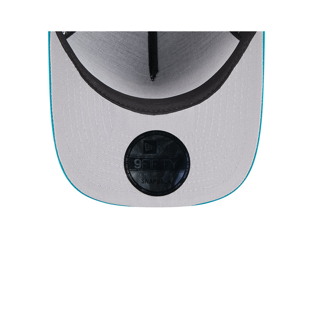 Jacksonville Jaguars New Era 2025 NFL Draft A-Frame 9FIFTY Snapback Hat - Black/Teal