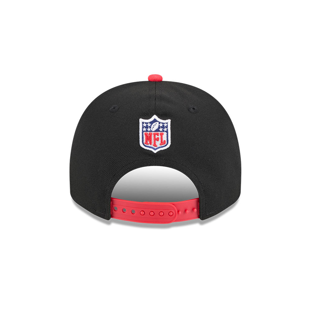 Kansas City Chiefs New Era 2025 NFL Draft A-Frame 9FIFTY Snapback Hat - Black/Red